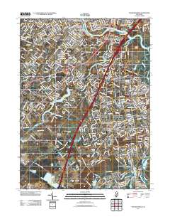 New Brunswick 2011 topographic map thumbnail