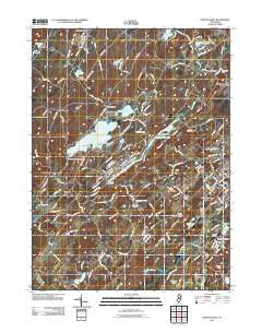 Newton West 2011 topographic map thumbnail