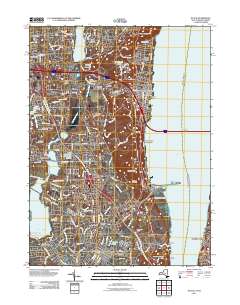 Nyack 2011 topographic map thumbnail