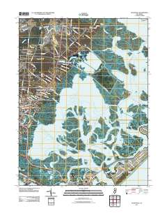 Oceanville 2011 topographic map thumbnail