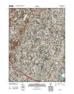 Orange 2011 topographic map thumbnail