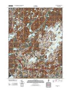 Stanhope 2011 topographic map thumbnail