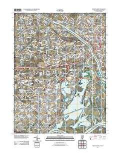 Trenton West 2011 topographic map thumbnail