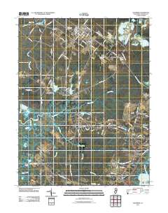 Woodbine 2011 topographic map thumbnail