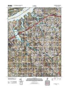 Woodbury 2011 topographic map thumbnail