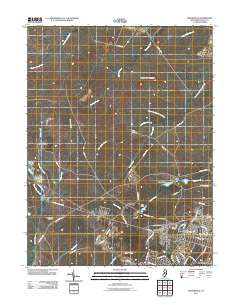 Brookville 2011 topographic map thumbnail