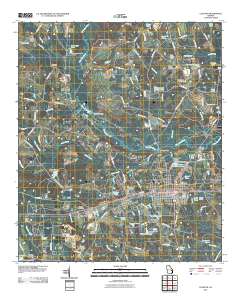 Claxton 2011 topographic map thumbnail