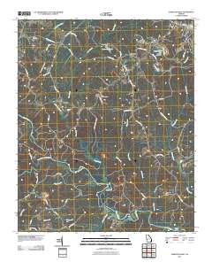 Elberton West 2011 topographic map thumbnail