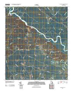 Altamaha SE 2011 topographic map thumbnail