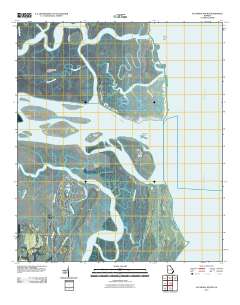 Altamaha Sound 2011 topographic map thumbnail