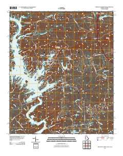 Bartletts Ferry Dam 2011 topographic map thumbnail