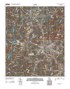 Barnesville 2011 topographic map thumbnail