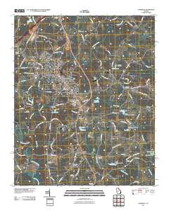 Commerce 2011 topographic map thumbnail