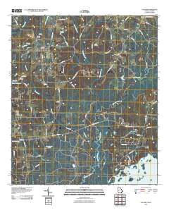 Calvary 2011 topographic map thumbnail