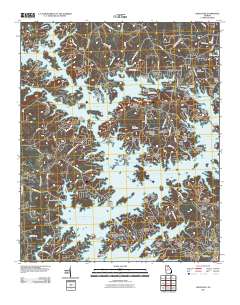 Chestatee 2011 topographic map thumbnail