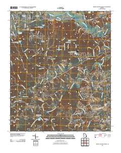 Burnt Hickory Ridge 2011 topographic map thumbnail