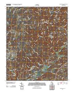 Dawsonville 2011 topographic map thumbnail