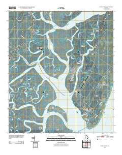 Doboy Sound 2011 topographic map thumbnail