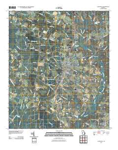 Glennville 2011 topographic map thumbnail