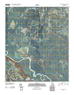 Glennville SW 2011 topographic map thumbnail
