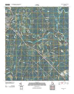 Jesup East 2011 topographic map thumbnail