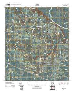 Jesup NW 2011 topographic map thumbnail
