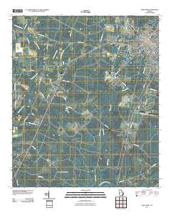 Jesup West 2011 topographic map thumbnail