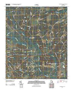 Davisboro SE 2011 topographic map thumbnail