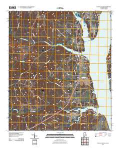 Eufaula South 2011 topographic map thumbnail