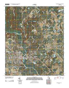 Hawkinsville 2011 topographic map thumbnail