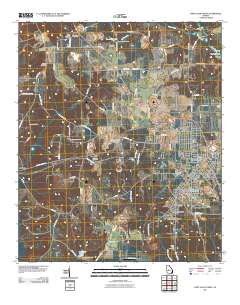 Fort Valley West 2011 topographic map thumbnail
