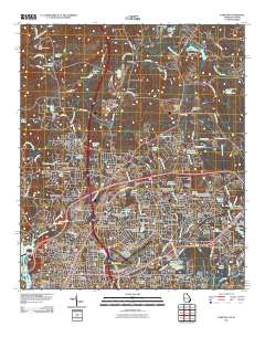 Fortson 2011 topographic map thumbnail