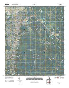 Hinesville 2011 topographic map thumbnail