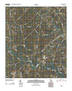 Lowery 2011 topographic map thumbnail