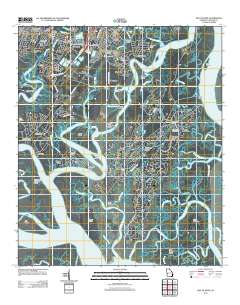 Isle of Hope 2012 topographic map thumbnail