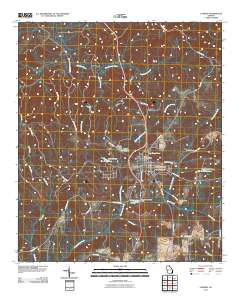Lumpkin 2011 topographic map thumbnail