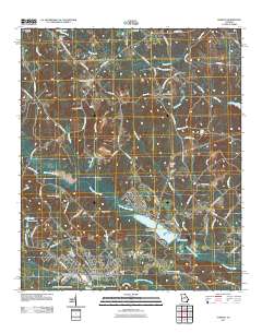 Gordon 2011 topographic map thumbnail
