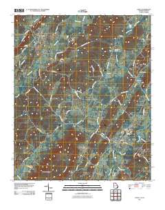 Lyerly 2011 topographic map thumbnail