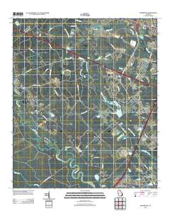 Meldrim SE 2012 topographic map thumbnail