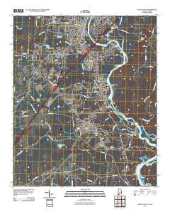 Lanett South 2011 topographic map thumbnail