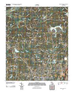 Newnan North 2011 topographic map thumbnail
