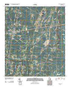 Nahunta 2011 topographic map thumbnail