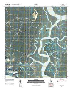 Oak Level 2011 topographic map thumbnail