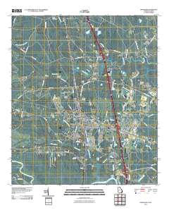 Kingsland 2011 topographic map thumbnail