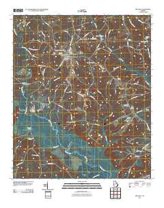 Mitchell 2011 topographic map thumbnail