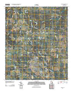 Dawson 2011 topographic map thumbnail