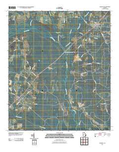 Screven 2011 topographic map thumbnail