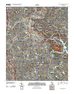 Stone Mountain 2011 topographic map thumbnail