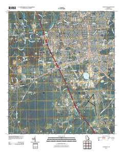 Valdosta 2011 topographic map thumbnail