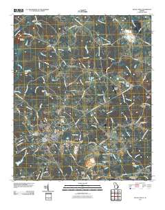 Social Circle 2011 topographic map thumbnail